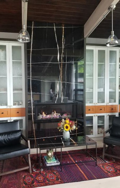 Sahara Noir Fireplace - Dente Trading